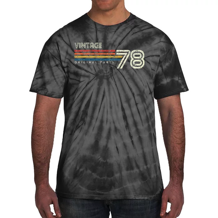 Vintage 1978 Birthday Tie-Dye T-Shirt