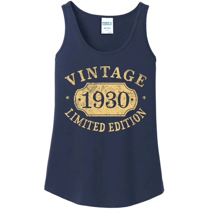 Vintage 1930 Birthday 92nd Limited Edition Ladies Essential Tank