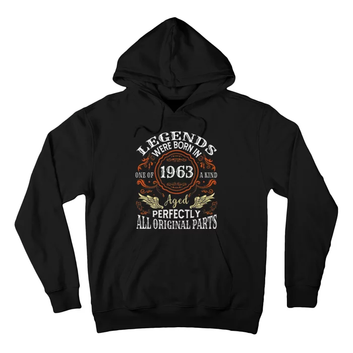 Vintage 1963 Classic Turning 60 Years 60th Birthday Hoodie