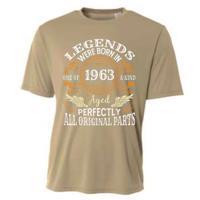 Vintage 1963 Classic Turning 60 Years 60th Birthday For Cooling Performance Crew T-Shirt