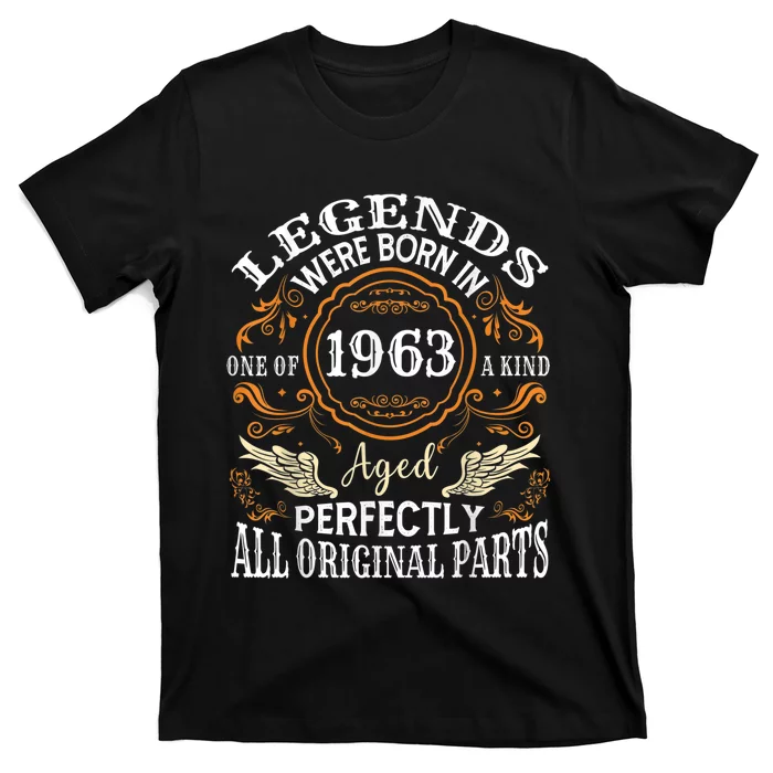 Vintage 1963 Classic Turning 60 Years 60th Birthday For M.e.n T-Shirt