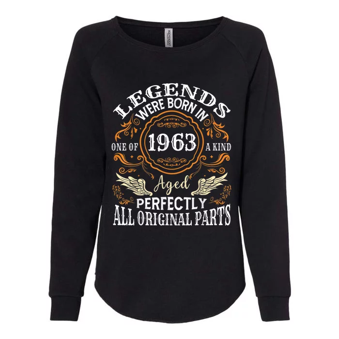 Vintage 1963 Classic Turning 60 Years 60th Birthday For M.e.n Womens California Wash Sweatshirt