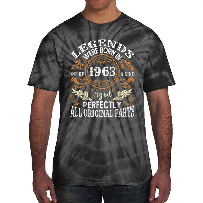 Vintage 1963 Classic Turning 60 Years 60th Birthday For M.e.n Tie-Dye T-Shirt