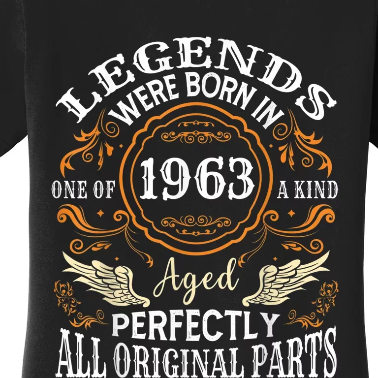 Vintage 1963 Classic Turning 60 Years 60th Birthday For M.e.n Women's T-Shirt