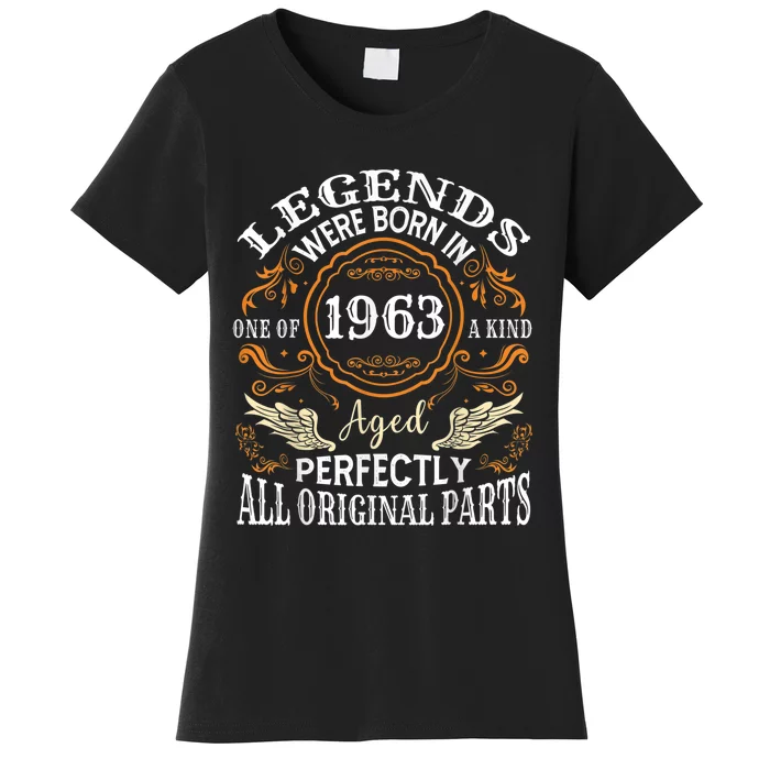 Vintage 1963 Classic Turning 60 Years 60th Birthday For M.e.n Women's T-Shirt