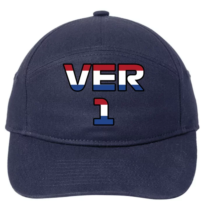 VER 1 Dutch Flag 7-Panel Snapback Hat