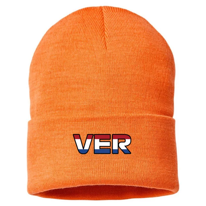 VER 1 Dutch Flag Sustainable Knit Beanie