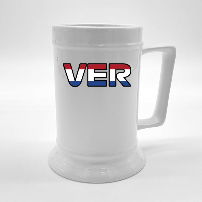 VER 1 Dutch Flag Front & Back Beer Stein