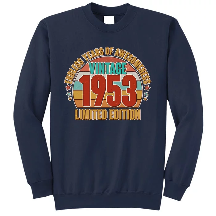 Vintage 1953 Endless Years Of Awesomeness Limited Edition 70th Birthday Sweatshirt