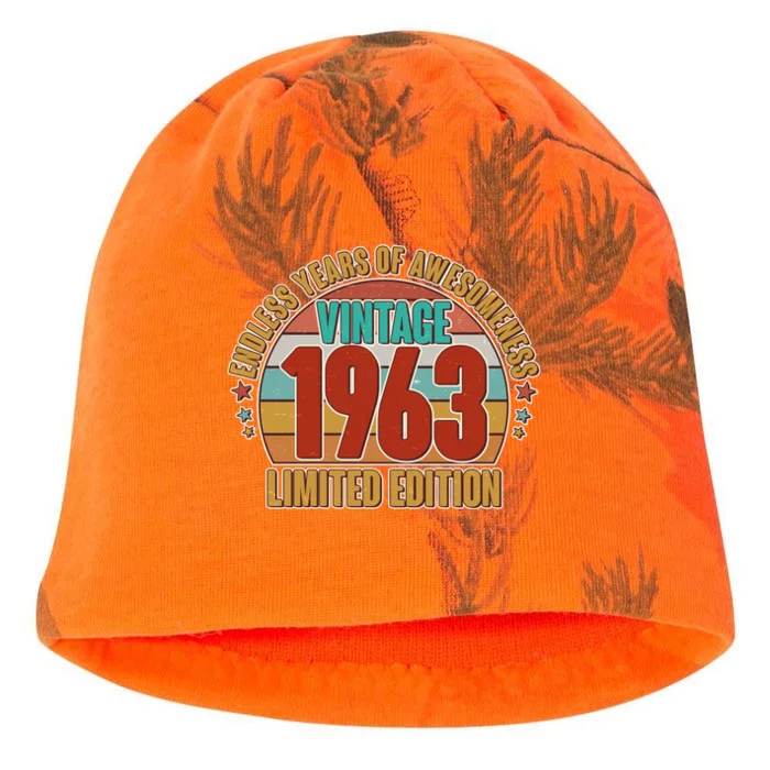 Vintage 1963 Endless Years Of Awesomeness Limited Edition 60th Birthday Kati - Camo Knit Beanie