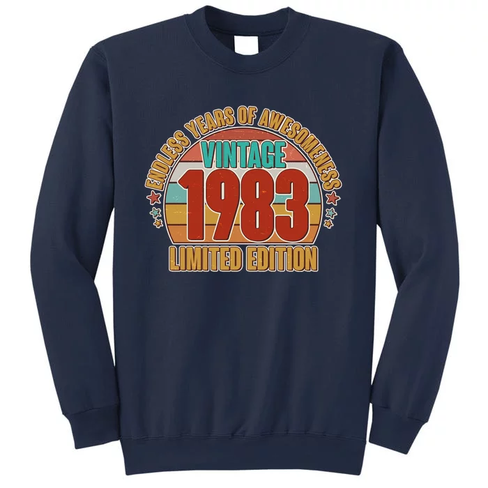 Vintage 1983 Endless Years Of Awesomeness Limited Edition 40th Birthday Sweatshirt