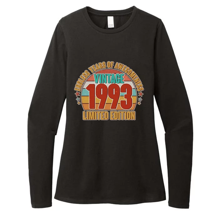 Vintage 1993 Endless Years Of Awesomeness Limited Edition 30th Birthday Womens CVC Long Sleeve Shirt