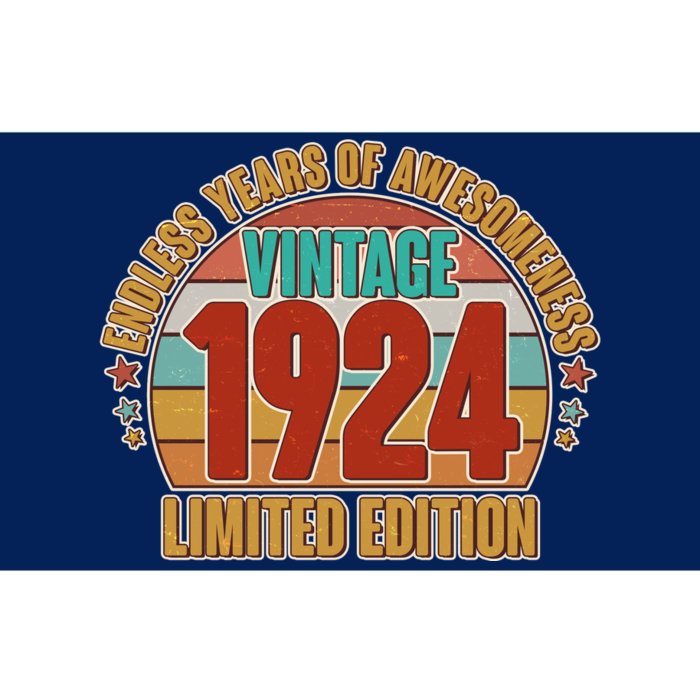 Vintage 1924 Endless Years Of Awesomeness Limited Edition 100th Birthday Bumper Sticker