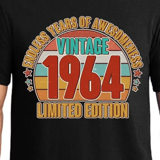 Vintage 1964 Endless Years Of Awesomeness Limited Edition 60th Birthday Pajama Set