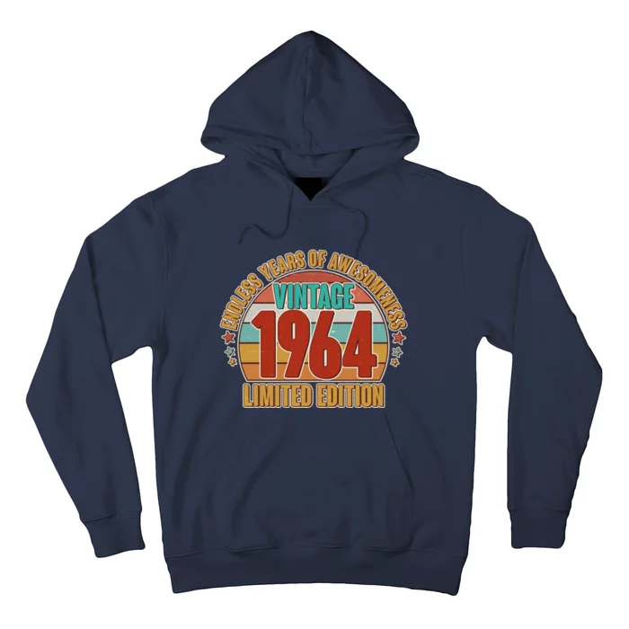 Vintage 1964 Endless Years Of Awesomeness Limited Edition 60th Birthday Hoodie