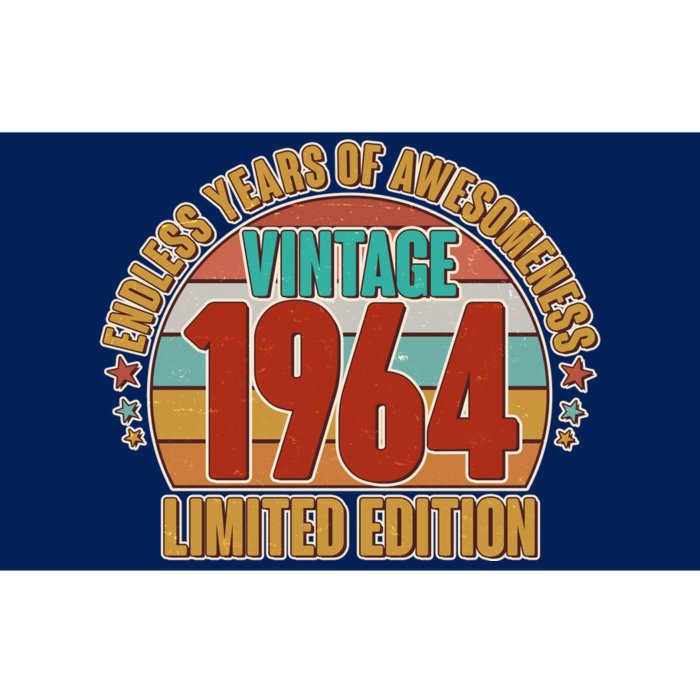 Vintage 1964 Endless Years Of Awesomeness Limited Edition 60th Birthday Bumper Sticker