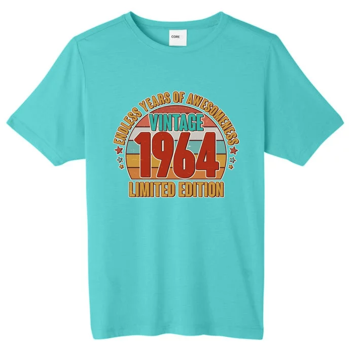 Vintage 1964 Endless Years Of Awesomeness Limited Edition 60th Birthday ChromaSoft Performance T-Shirt