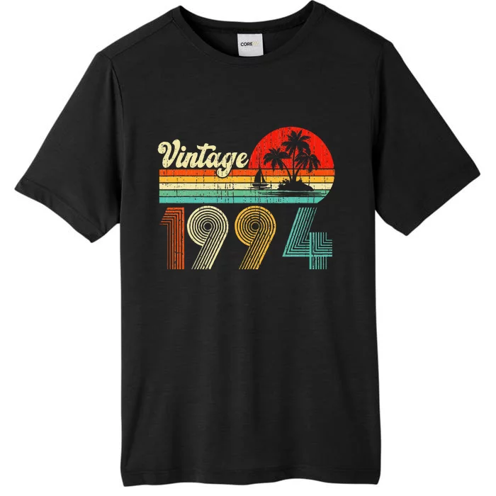 Vintage 1994 Funny 30th Birthday Gifts 30 Years Old Retro ChromaSoft Performance T-Shirt