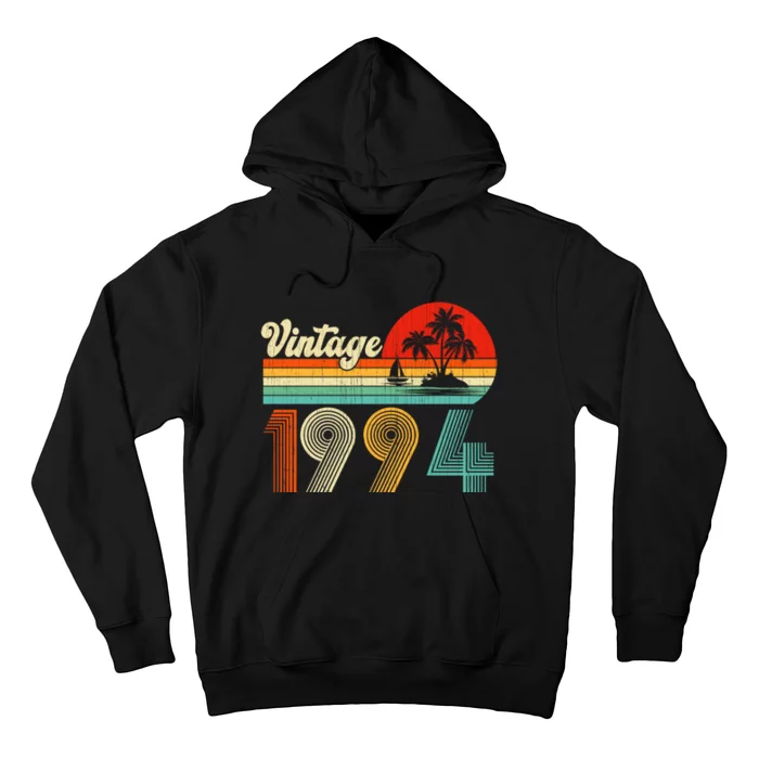 Vintage 1994 Funny 30th Birthday Gifts 30 Years Old Retro Hoodie