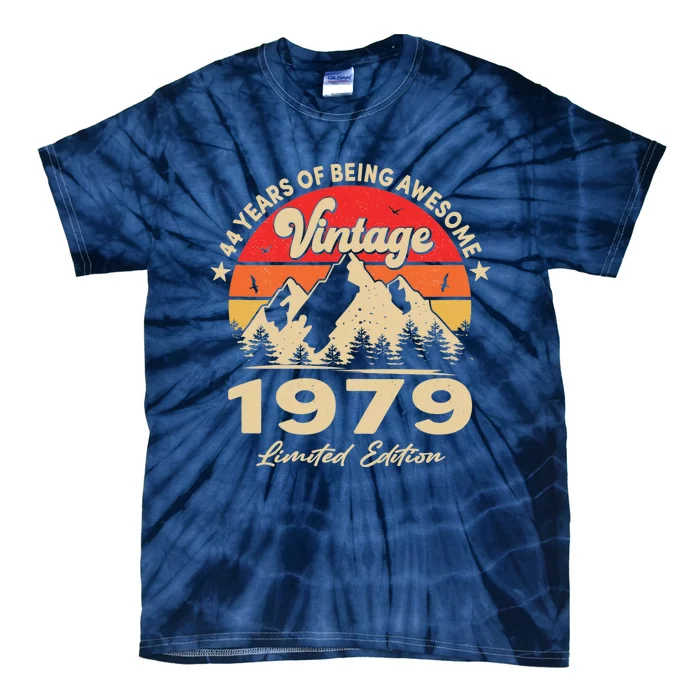 Vintage 1979 Funny 44 Year Old 44th Birthday and Wo Tie-Dye T-Shirt