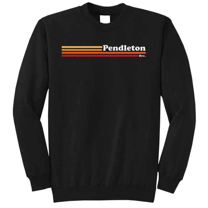 Vintage 1980s Graphic Style Pendleton Oregon Tall Sweatshirt