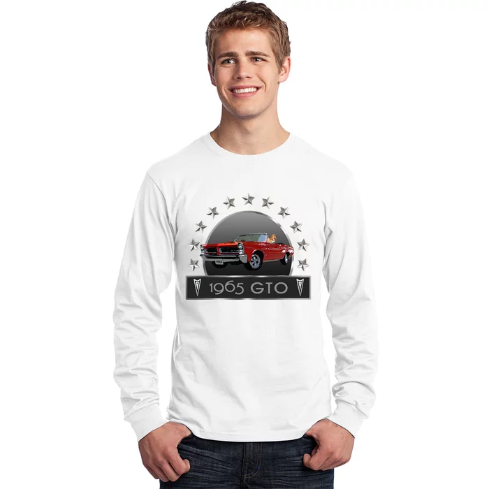 VINTAGE 1965 GTO CONVERTIBLE CLASSIC AMERICAN MUSCLE CARS Long Sleeve Shirt