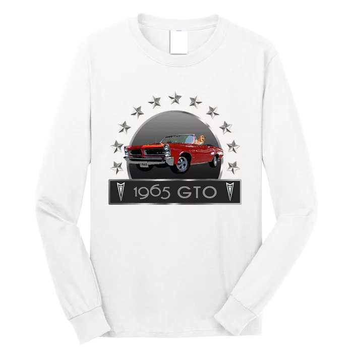 VINTAGE 1965 GTO CONVERTIBLE CLASSIC AMERICAN MUSCLE CARS Long Sleeve Shirt