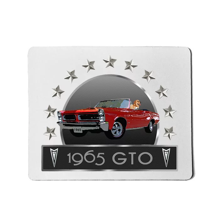 VINTAGE 1965 GTO CONVERTIBLE CLASSIC AMERICAN MUSCLE CARS Mousepad