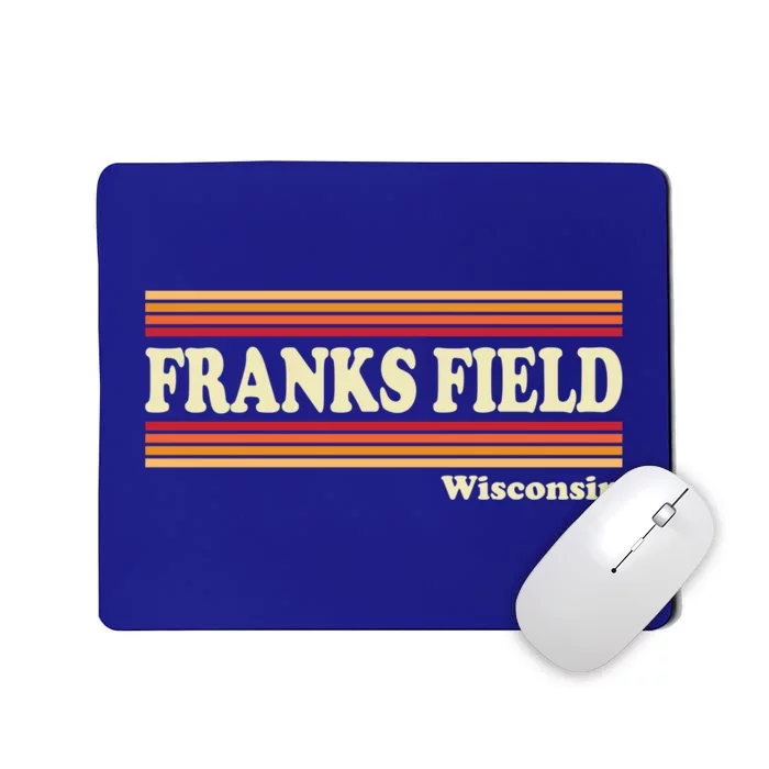 Vintage 1980s Graphic Style Franks Field Wisconsin Gift Mousepad