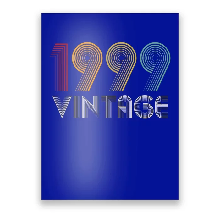 Vintage 1999 Gift 24th Birthday Funny Gift 24 Years Old Gift Poster