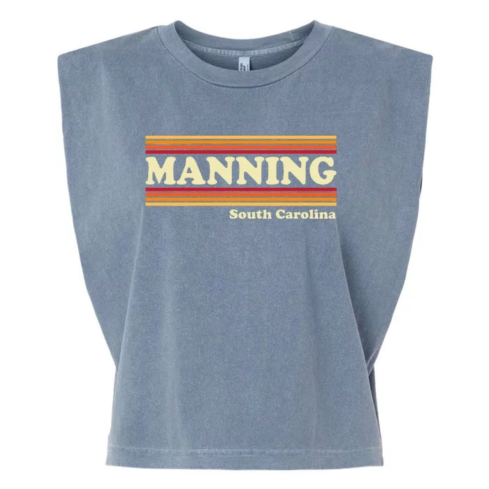 Vintage 1980s Graphic Style Manning South Carolina Garment-Dyed Women's Muscle Tee