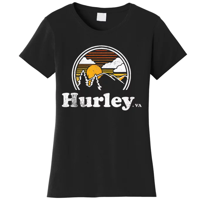 Vintage 1980s Graphic Style Hurley Virginia Women's T-Shirt