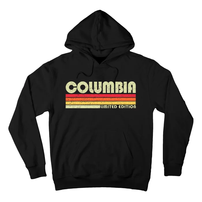 Vintage 1980s Graphic Style Columbia Tennessee Hoodie