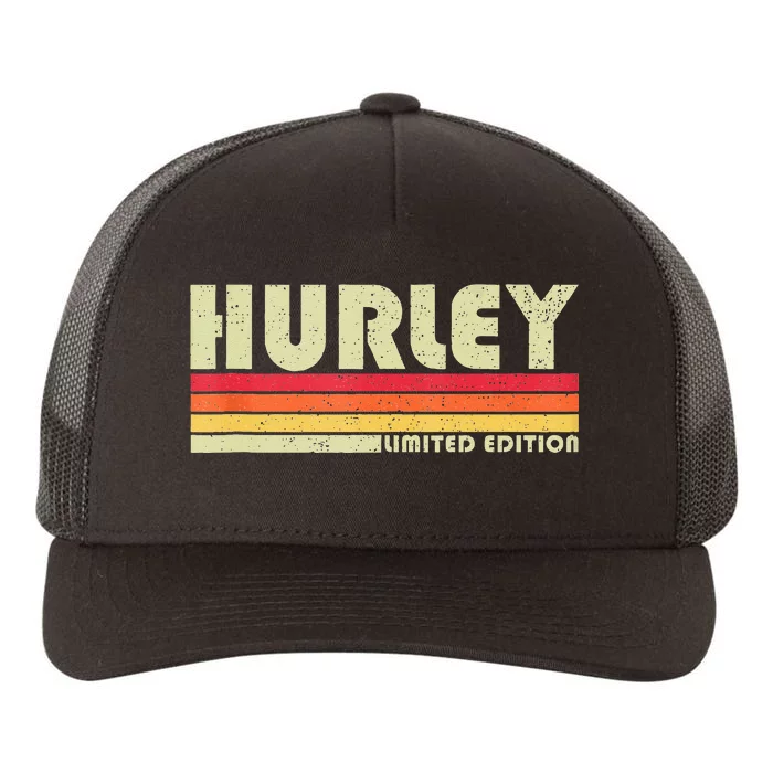 Vintage 1980s Graphic Style Hurley Virginia Yupoong Adult 5-Panel Trucker Hat