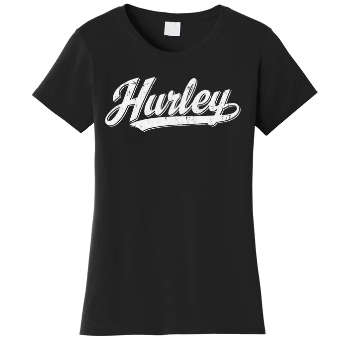 Vintage 1980s Graphic Style Hurley Virginia VA Women's T-Shirt