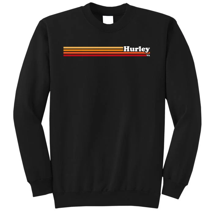 Vintage 1980s Graphic Style Hurley Virginia Sweatshirt