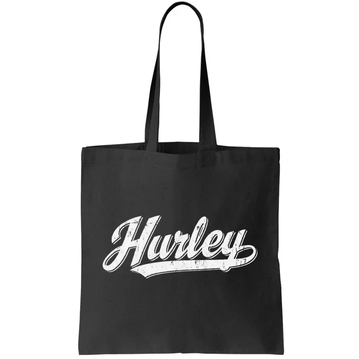 Vintage 1980s Graphic Style Hurley Virginia VA Tote Bag