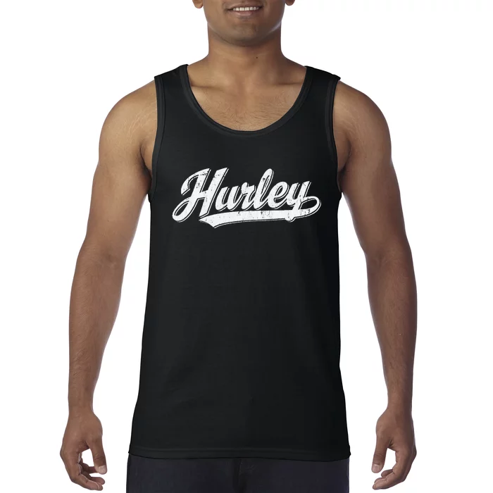 Vintage 1980s Graphic Style Hurley Virginia VA Tank Top