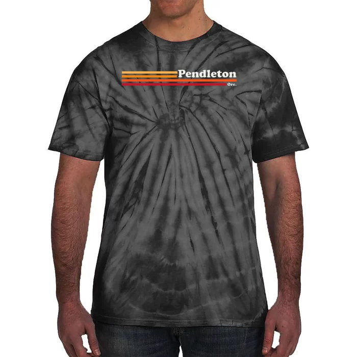 Vintage 1980s Graphic Style Pendleton Oregon Tie-Dye T-Shirt