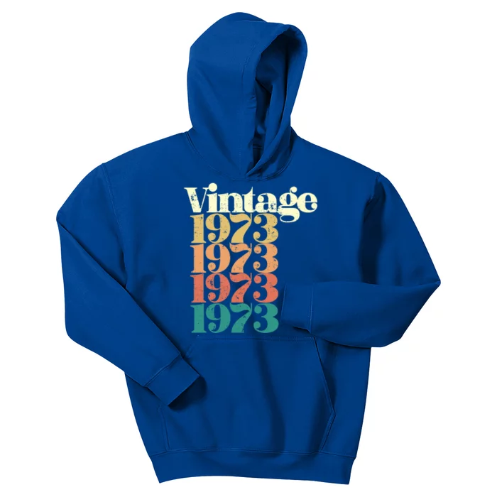 Vintage 1973 Gift Kids Hoodie