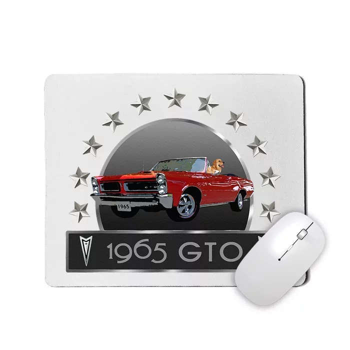 VINTAGE 1965 GTO CONVERTIBLE CLASSIC AMERICAN MUSCLE CARS Mousepad