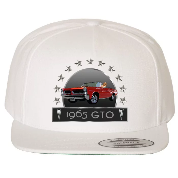 VINTAGE 1965 GTO CONVERTIBLE CLASSIC AMERICAN MUSCLE CARS Wool Snapback Cap