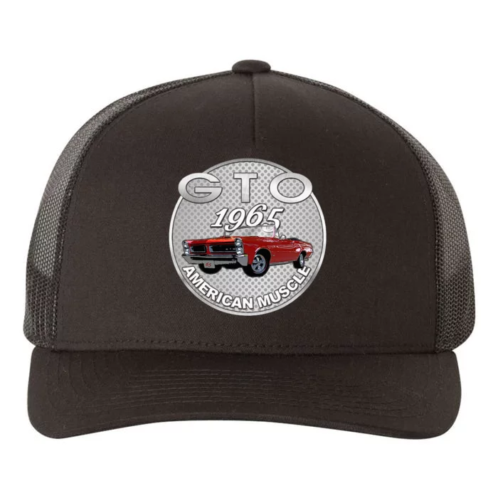 Vintage 1965 Gto Convertible Classic American Muscle Cars Yupoong Adult 5-Panel Trucker Hat