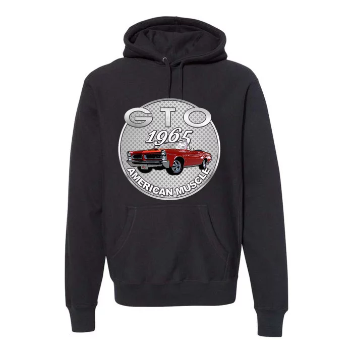 Vintage 1965 Gto Convertible Classic American Muscle Cars Premium Hoodie