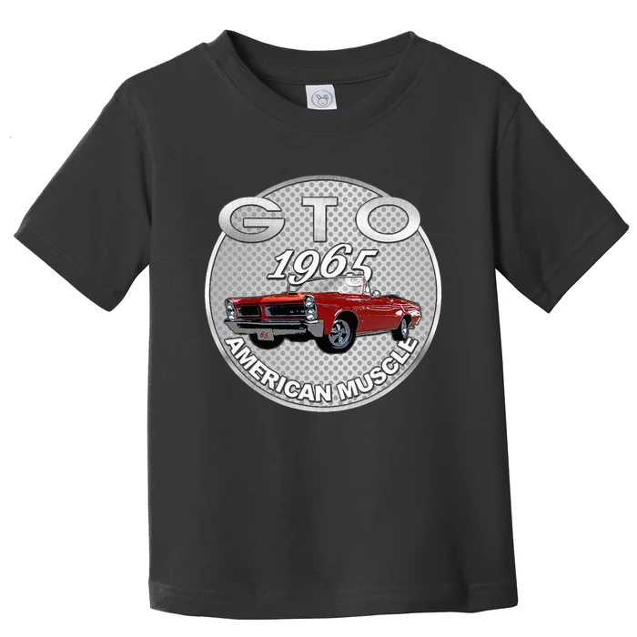 Vintage 1965 Gto Convertible Classic American Muscle Cars Toddler T-Shirt