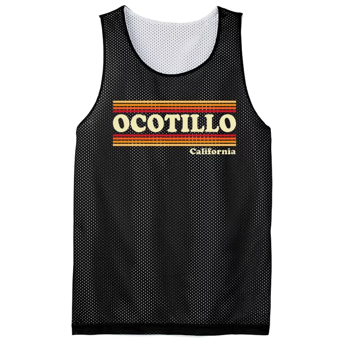 Vintage 1980s Graphic Style Ocotillo California Mesh Reversible Basketball Jersey Tank