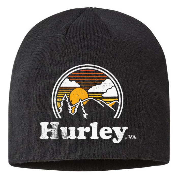 Vintage 1980s Graphic Style Hurley Virginia 8 1/2in Sustainable Knit Beanie