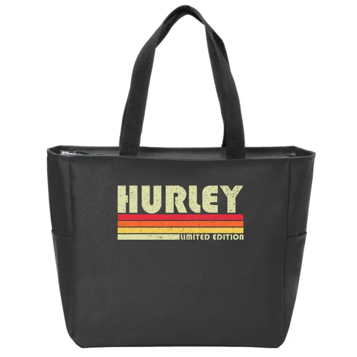 Vintage 1980s Graphic Style Hurley Virginia Zip Tote Bag