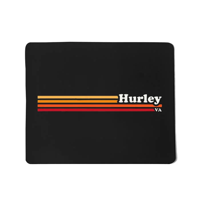 Vintage 1980s Graphic Style Hurley Virginia Mousepad