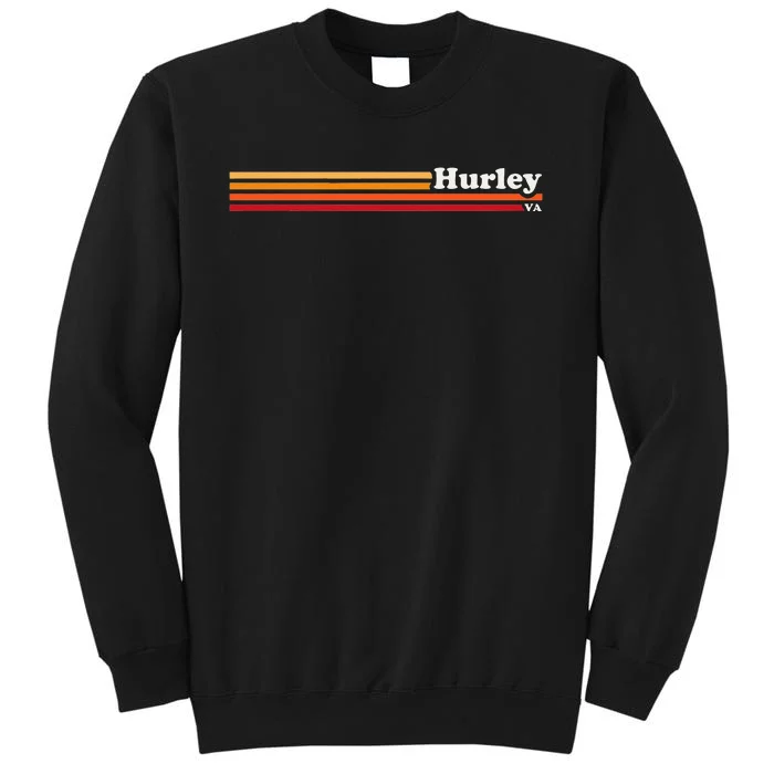 Vintage 1980s Graphic Style Hurley Virginia Tall Sweatshirt